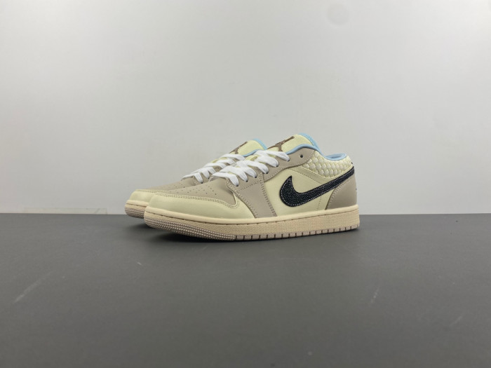 AIR JORDAN 1 LOW SE ''Sanddrift Glacier Blue'' HQ3440-101