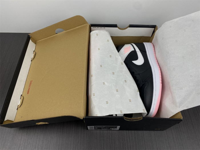 Jordan 1 Mid Arctic Pink Black (GS) 555112-061