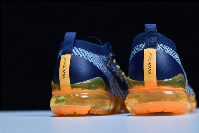 Nike Air VaporMax Flyknit 3 Navy Orange AJ6900-400
