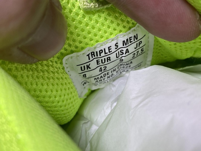 TRIPLES TRAINER CLEAR SOLE SNEAKERS 3000017