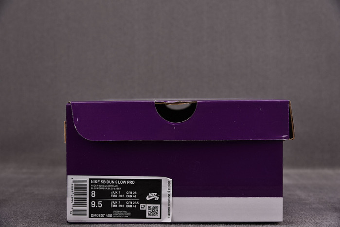 Nike SB Dunk Low “Blue Raspberry” DM0807-400