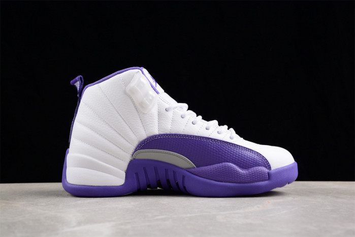 AIR JORDAN 12 RETRO WHITE AND PURPLE
