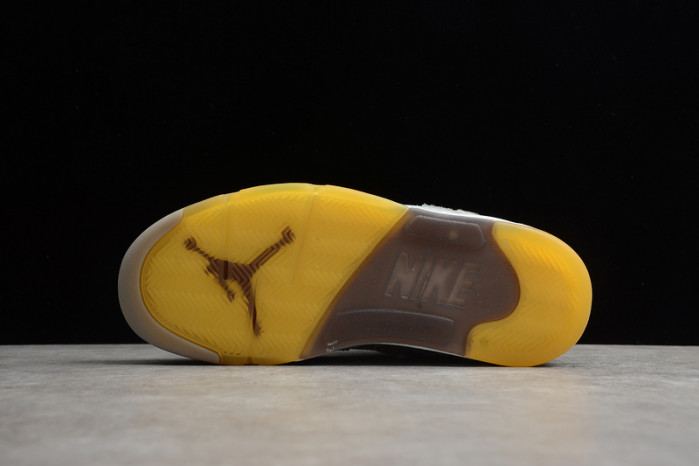 OFW Air Jordan 5 white green purple CT8480-105