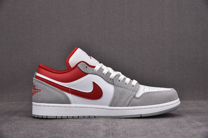 Jordan 1 Low SE Light Smoke Grey Gym Red DC6991-016