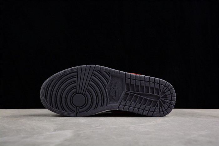 AIR JORDAN 1 LOW LIGHT GRAPHITE VIVID ORANGE FN7308-008
