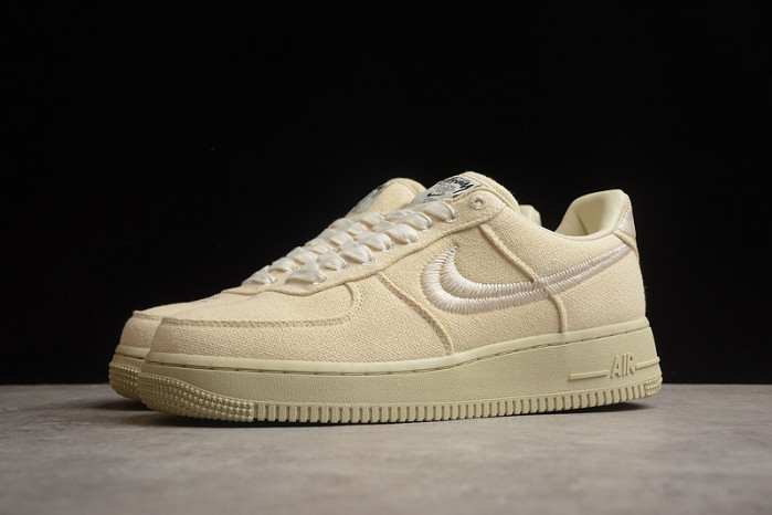 NIKE AIR FORCE 1 LOW STUSSY FOSSIL CZ9084-200