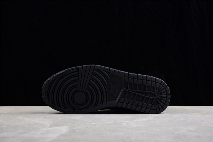 AIR JORDAN 1 LOW TRIPLE BLACK (2022) 553558-093