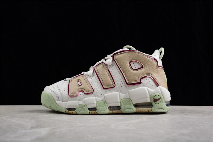 NIKE AIR MORE UPTEMPO SHOES "EARTHY" LIGHT BONE DX8955-001