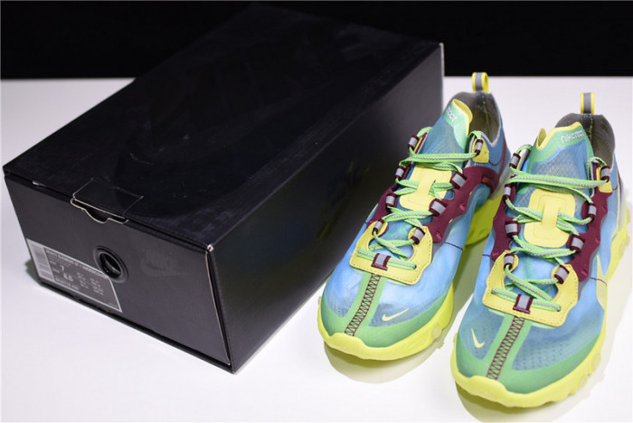 Undercover x Nike React Element 87 Blue Volt BQ2718-400