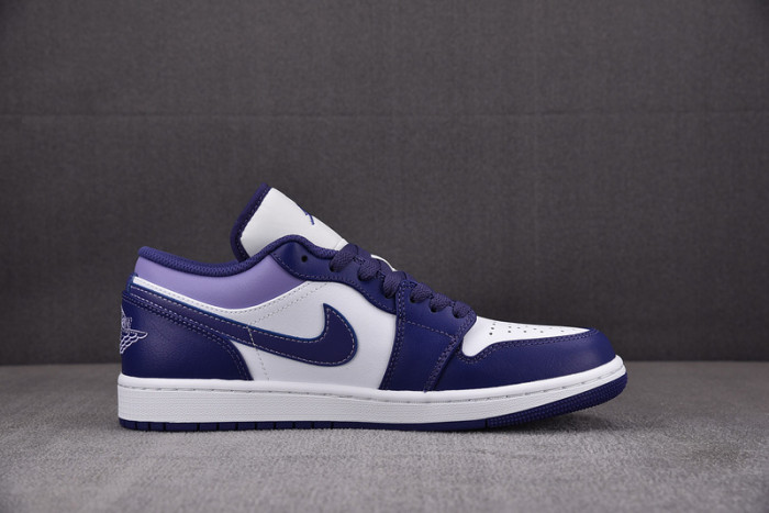 Air Jordan 1 Low White Purple 553558-515