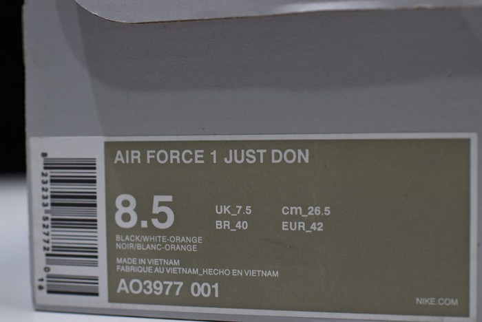 NIKE AIR FORCE 1 LOW “JUST DO IT” PRINT AO3977-001