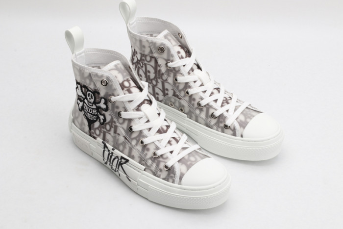 B23 Oblique High Top Sneakers white T004801-1070