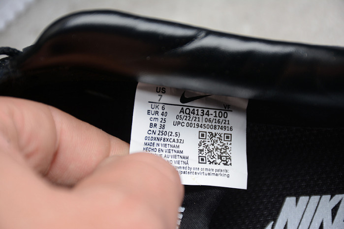 Nike Air Force 1 Low Tuxedo Black White AQ4134 100