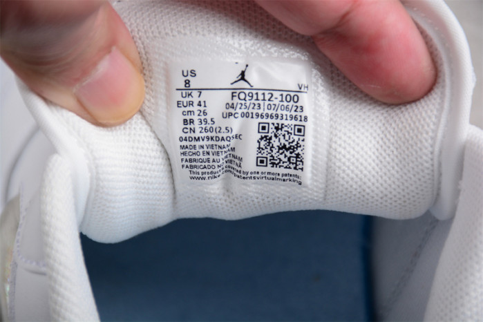 AIR JORDAN 1 LOW GS GLITTER SWH FQ9112-100