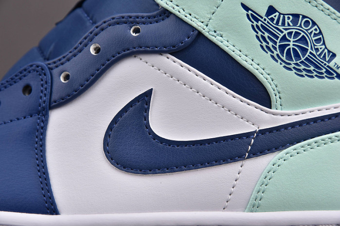 Jordan 1 Mid Mystic Navy Mint Foam 554724-413