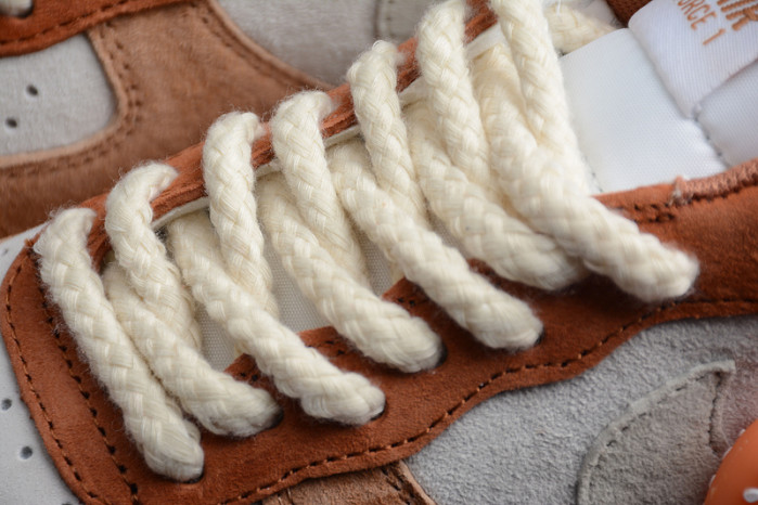 Nike Air Force 1 07 Low ESS Wheat Orange White Shoes CW2288-855