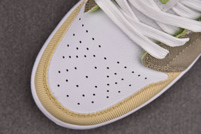 Jordan 1 Low Pastel Grind Vivid Green (GS) DJ0341-100