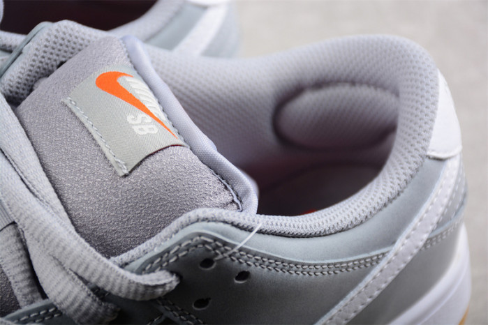 Nike SB Dunk Low Pro ISO Orange Label Wolf Grey Gum DV5464-001