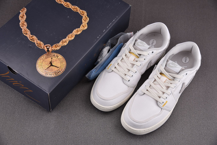 Jordan 1 Retro AJKO Low SP Union White Canvas DO8912-101
