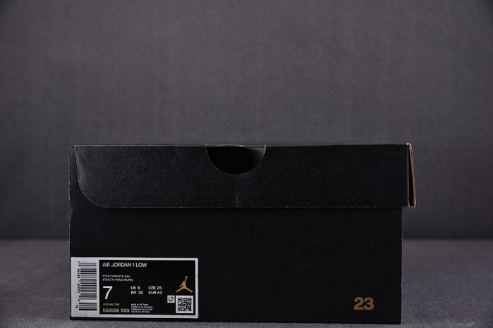 Air Jordan 1 Low Vintage Stealth Grey 553558-053