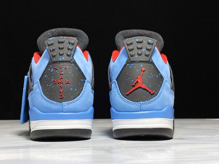 Travis Scott x Air Jordan 4 “Houston Oilers” University Blue 308497-406