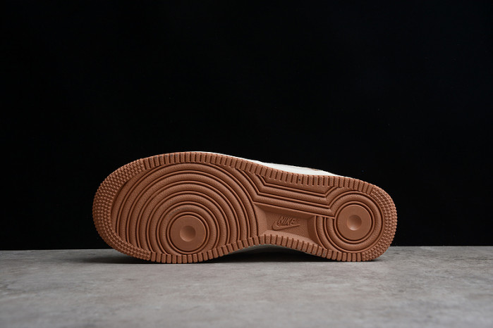 Nike Air Force 1 07 Low ESS Wheat Orange White Shoes CW2288-855