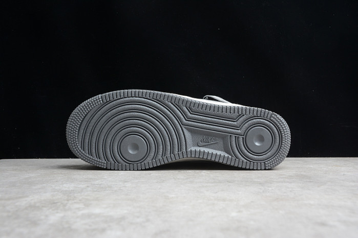 Nike Air Force 1 07 Mid Wolf Grey Dark Grey White Shoes CW2288-668