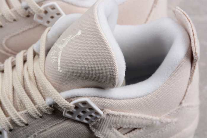 AIR JORDAN 4 CANVAS SAIL CEMENT GREY DQ4909-100