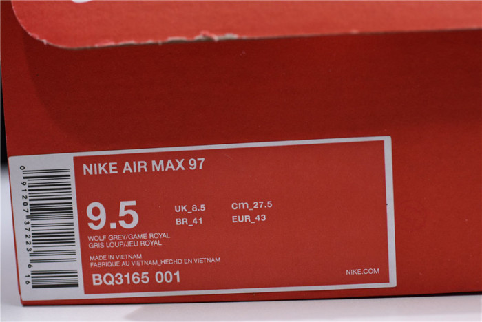 Nike Air Max 97 Wolf Grey Game Royal BQ3165-001