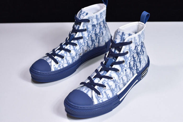 B23 Oblique High Top Sneakers bule T00480H069