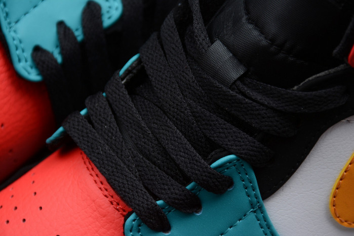 Air Jordan 1 Mid Multi-Color 554724-125