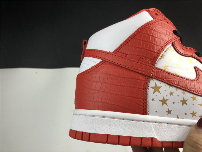nike dunk high pro sb S*p*e red stars 307385-161
